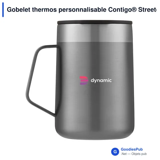 Gobelet thermos personnalisable Contigo® Streeterville 420 ml avec logo - Image 11