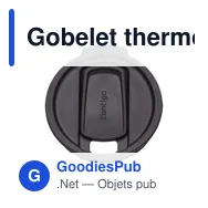 Gobelet thermos personnalisable Contigo® Streeterville 420 ml avec logo - Miniature 12