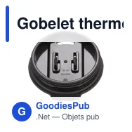 Gobelet thermos personnalisable Contigo® Streeterville 420 ml avec logo - Miniature 3