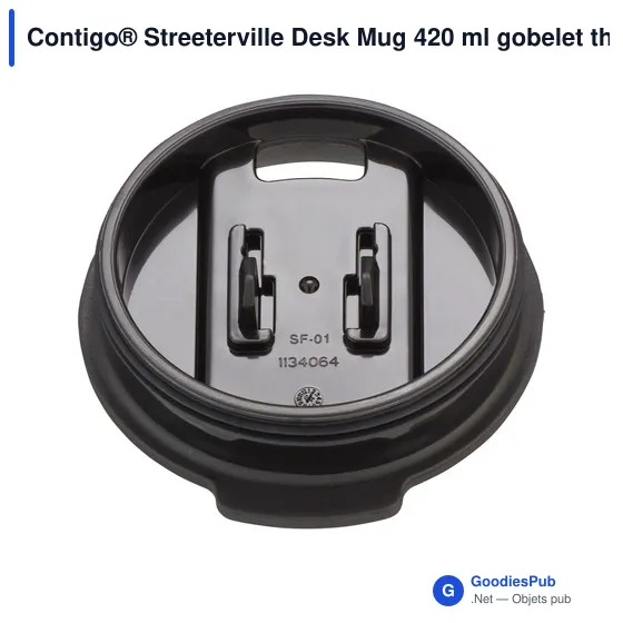 Gobelet thermos personnalisable Contigo® Streeterville 420 ml avec logo - Image 3