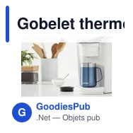 Gobelet thermos personnalisable Contigo® Streeterville 420 ml avec logo - Miniature 5