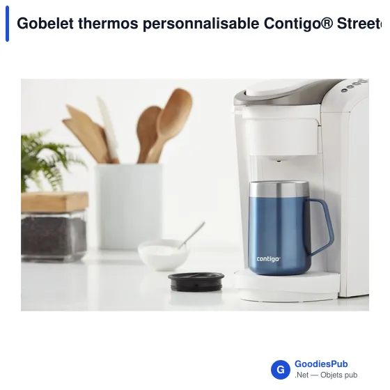 Gobelet thermos personnalisable Contigo® Streeterville 420 ml avec logo - Image 5