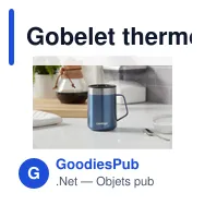 Gobelet thermos personnalisable Contigo® Streeterville 420 ml avec logo - Miniature 6