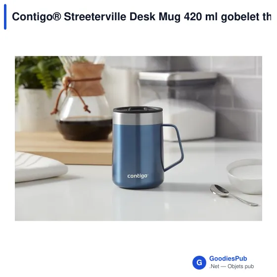 Gobelet thermos personnalisable Contigo® Streeterville 420 ml avec logo - Image 6