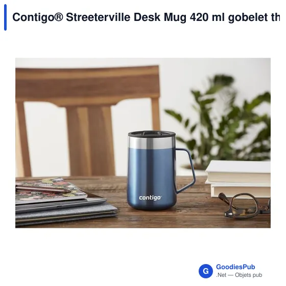 Gobelet thermos personnalisable Contigo® Streeterville 420 ml avec logo - Image 7
