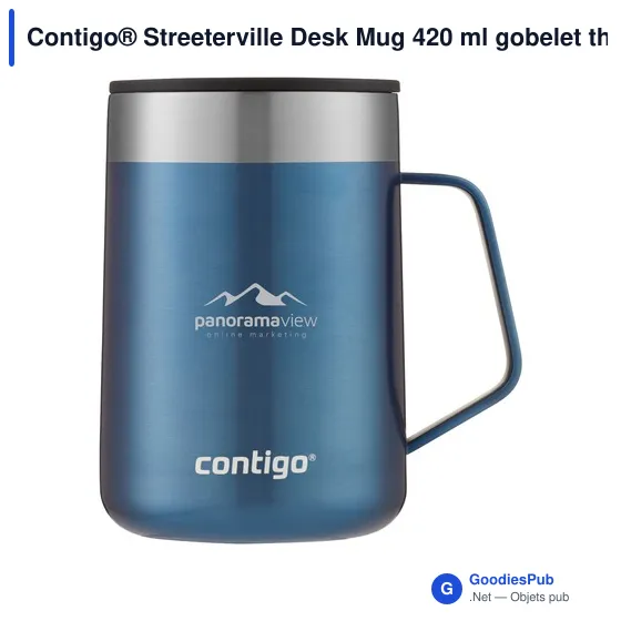 Gobelet thermos personnalisable Contigo® Streeterville 420 ml avec logo - Image 8