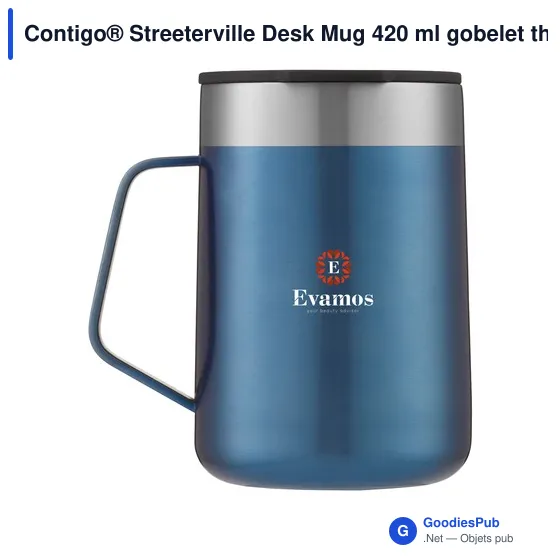 Gobelet thermos personnalisable Contigo® Streeterville 420 ml avec logo - Image 9