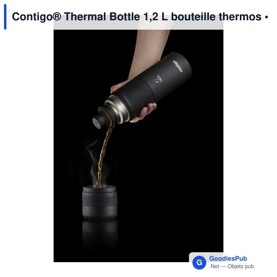 Mug thermique personnalisé avec logo entreprise acier inoxydable noir - Image 6