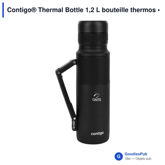 Mug thermique personnalisé avec logo entreprise acier inoxydable noir - Image 8