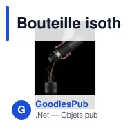 Bouteille isotherme personnalisable Contigo® Thermal Bottle 740 mlavec logo - Miniature 5