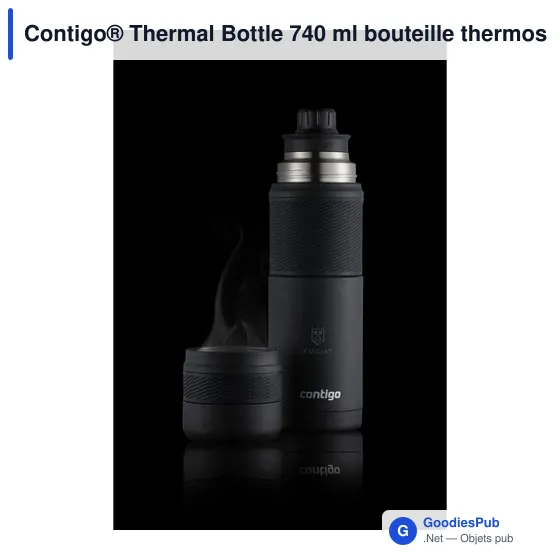 Bouteille isotherme personnalisable Contigo® Thermal Bottle 740 mlavec logo - Image 6