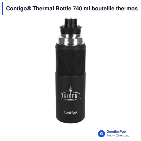 Bouteille isotherme personnalisable Contigo® Thermal Bottle 740 mlavec logo - Image 9