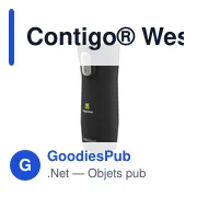 Mug isotherme personnalisable Contigo® West Loop 3.0 avec logo - Miniature 2
