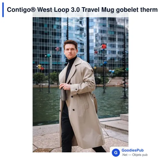 Mug isotherme personnalisable Contigo® West Loop 3.0 avec logo - Image 11