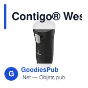 Mug isotherme personnalisable Contigo® West Loop 3.0 avec logo - Miniature 3