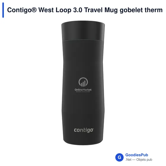 Mug isotherme personnalisable Contigo® West Loop 3.0 avec logo - Image 4