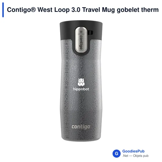 Mug isotherme personnalisable Contigo® West Loop 3.0 avec logo - Image 6