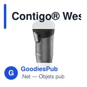 Mug isotherme personnalisable Contigo® West Loop 3.0 avec logo - Miniature 7