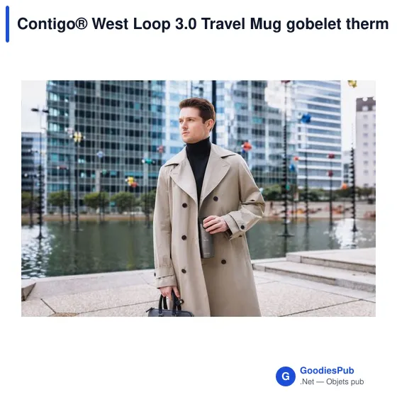 Mug isotherme personnalisable Contigo® West Loop 3.0 avec logo - Image 9
