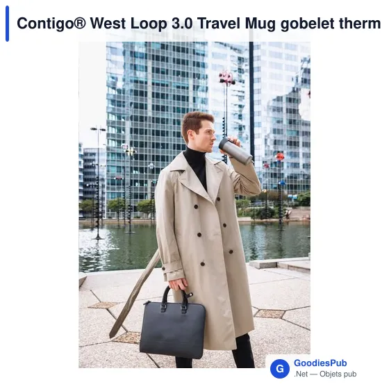 Mug isotherme personnalisable Contigo® West Loop 3.0 avec logo - Image 10