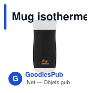 Mug isotherme personnalisable Contigo® Westloop 300 ml avec logo - Miniature 2