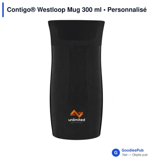 Mug isotherme personnalisable Contigo® Westloop 300 ml avec logo - Image 2