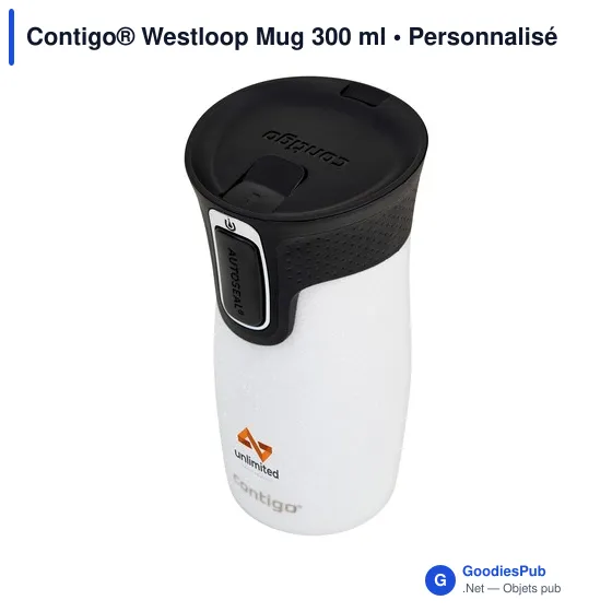 Mug isotherme personnalisable Contigo® Westloop 300 ml avec logo - Image 11