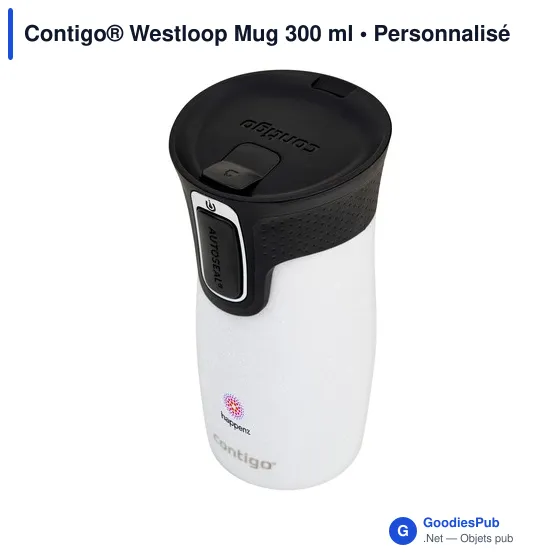 Mug isotherme personnalisable Contigo® Westloop 300 ml avec logo - Image 12