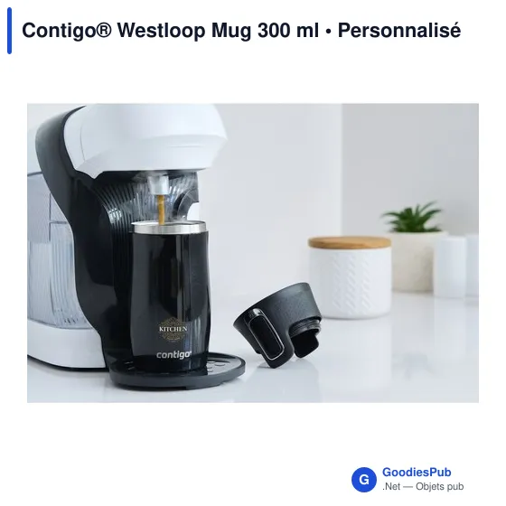 Mug isotherme personnalisable Contigo® Westloop 300 ml avec logo - Image 8