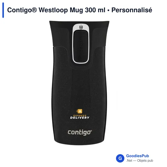 Mug isotherme personnalisable Contigo® Westloop 300 ml avec logo - Image 9
