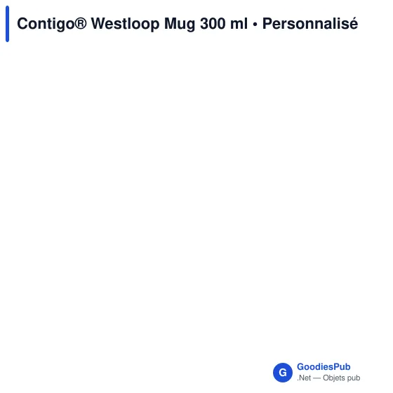 Mug isotherme personnalisable Contigo® Westloop 300 ml avec logo - Image 10