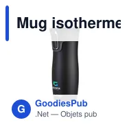 Mug isotherme personnalisable Contigo® Westloop 470 ml avec logo - Miniature 1