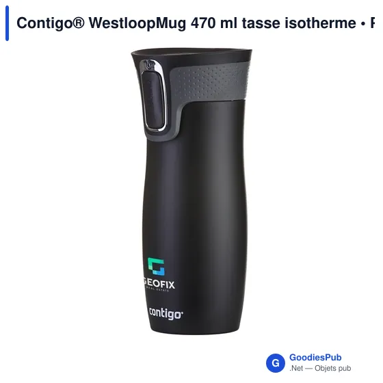 Mug isotherme personnalisable Contigo® Westloop 470 ml avec logo - Image 1