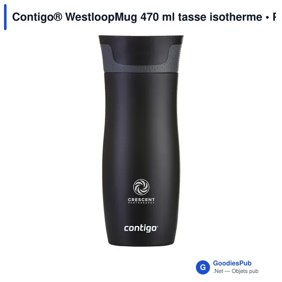Mug isotherme personnalisable Contigo® Westloop 470 ml avec logo - Image 2