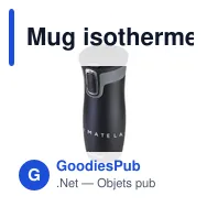 Mug isotherme personnalisable Contigo® Westloop 470 ml avec logo - Miniature 3