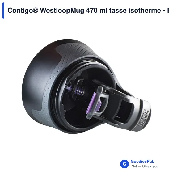 Mug isotherme personnalisable Contigo® Westloop 470 ml avec logo - Image 4