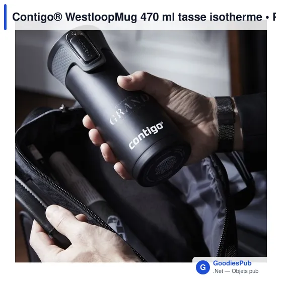 Mug isotherme personnalisable Contigo® Westloop 470 ml avec logo - Image 5