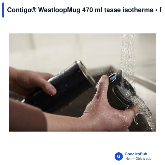 Mug isotherme personnalisable Contigo® Westloop 470 ml avec logo - Image 9