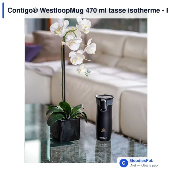 Mug isotherme personnalisable Contigo® Westloop 470 ml avec logo - Image 10