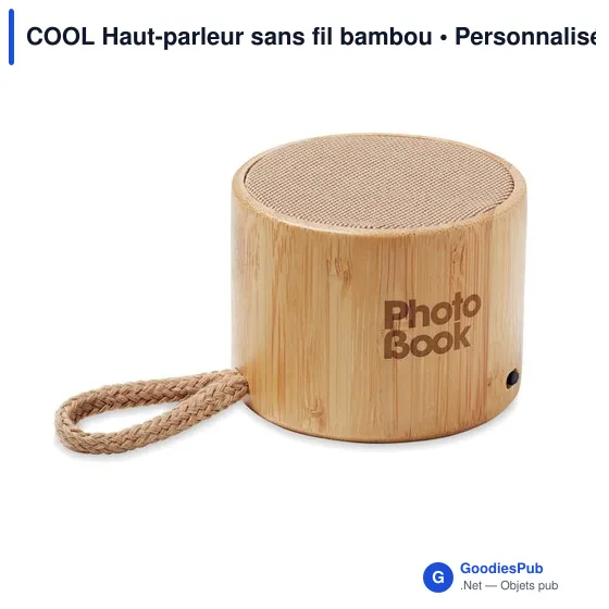 COOL Haut-parleur sans fil bambou - Image 2