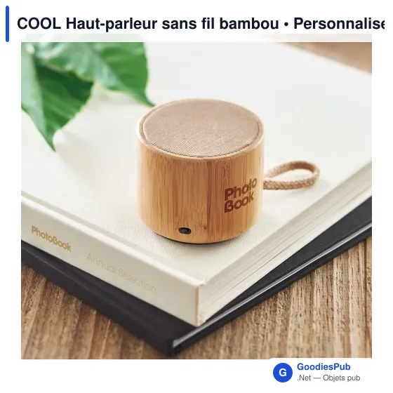 COOL Haut-parleur sans fil bambou - Image 3