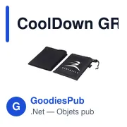 Serviette de sport personnalisable CoolDown GRS avec logo - Miniature 6