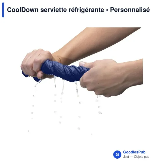 Serviette réfrigérante personnalisable CoolDown avec logo - Image 11