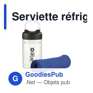 Serviette réfrigérante personnalisable CoolDown avec logo - Miniature 9