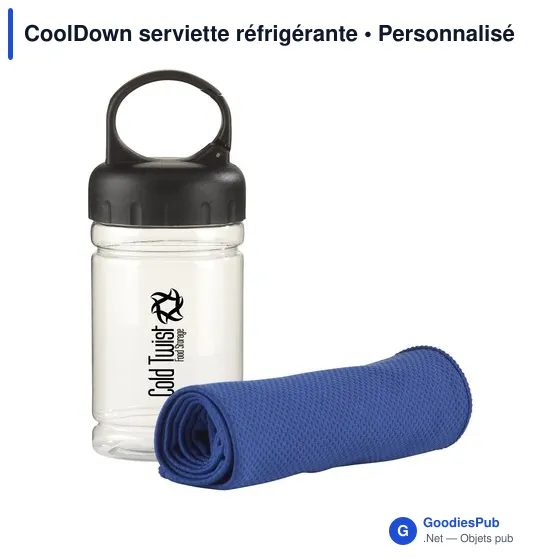 Serviette réfrigérante personnalisable CoolDown avec logo - Image 9