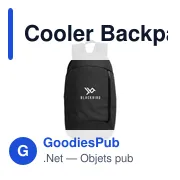 Sac à dos isotherme personnalisable Cooler Backpack avec logo - Miniature 2