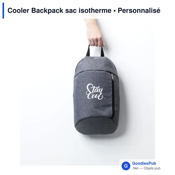 Sac à dos isotherme personnalisable Cooler Backpack avec logo - Image 3