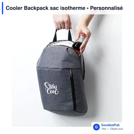 Sac à dos isotherme personnalisable Cooler Backpack avec logo - Image 4