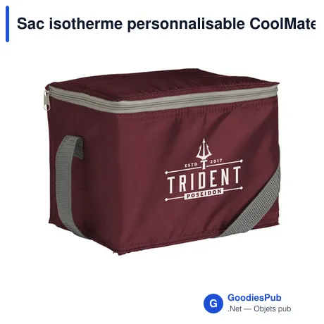 Sac isotherme personnalisable CoolMate GRS RPET pour logo
