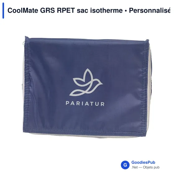 Sac isotherme personnalisable CoolMate GRS RPET pour logo - Image 12
